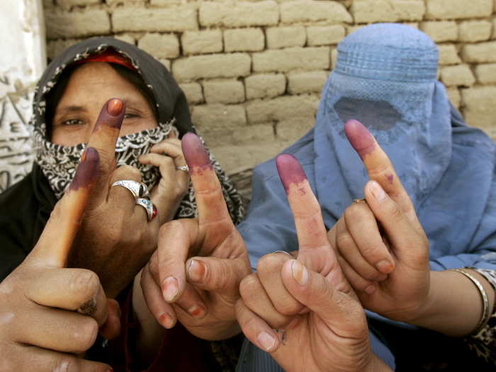 Despite the insurgency, Afghans voted in the country