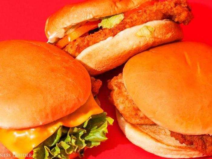 For this taste-test showdown, we got sandwiches from 11 major fast-food chains: McDonald