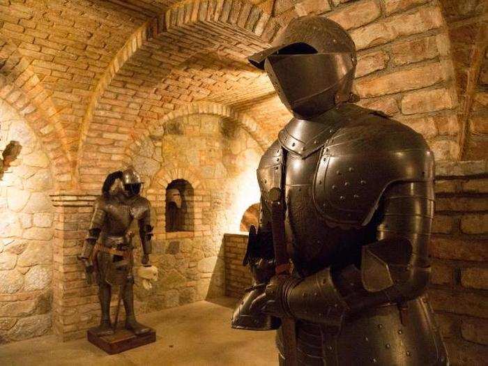 This 13th-century locker room is where knights would dress in armor and prepare for battle.