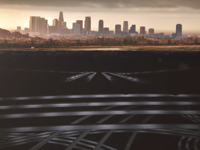 Musk aims to build an underground network of tunnels where cars and trains could travel at super high-speeds.