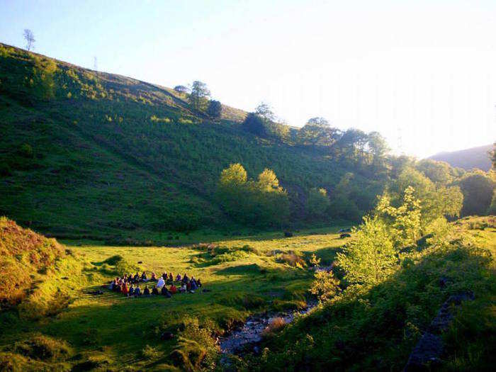 Founded in 2013, Nest was the first full-length burn in the United Kingdom. About 500 people attend the annual counterculture gathering, held in a lush valley in South Wales.