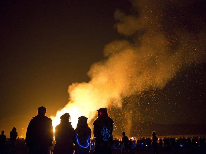 When the last embers from the bonfire burn out, attendees pack up their stuff and conduct a deep cleaning of the grounds. The goal is to leave no trace of their presence.