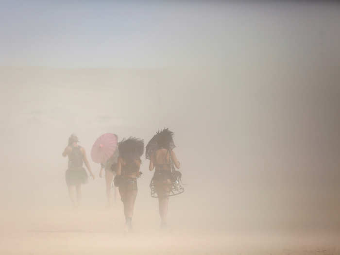 The dust storms are as wicked as the ones in Nevada.