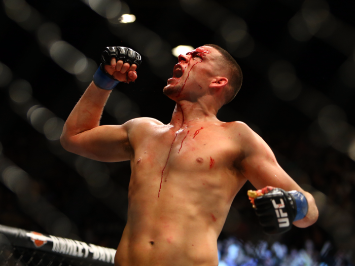 Nate Diaz, only UFC fighter to ever beat Conor McGregor