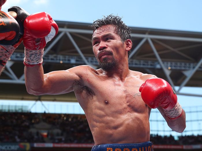 Manny Pacquiao, former Mayweather opponent