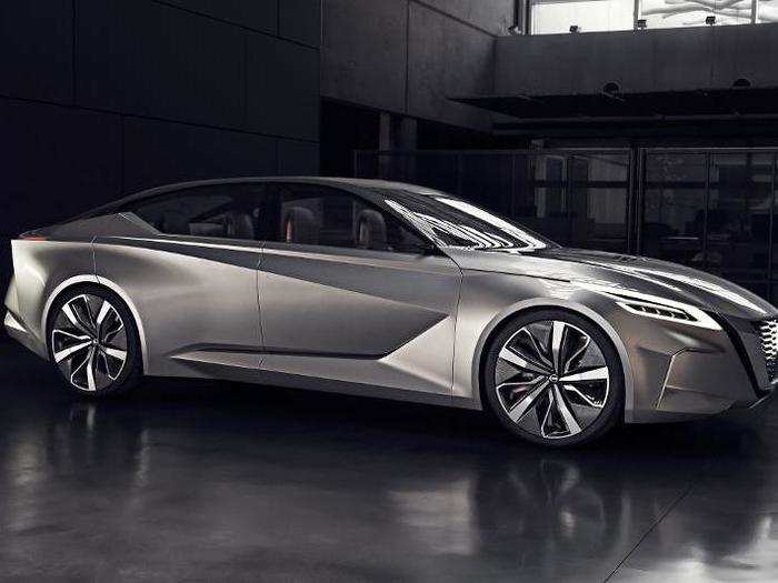 10. Nissan showed off its VMotion concept at the Detroit Auto Show. It has a stunning, geometrical design.