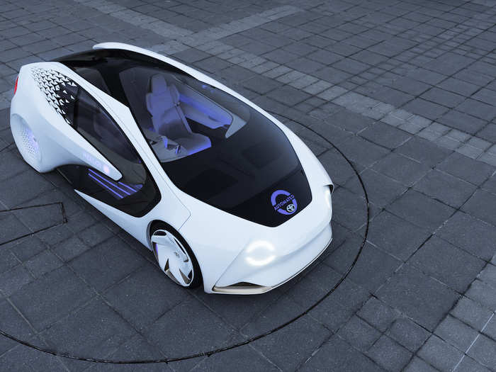 8. Toyota showed off a concept car at CES that wants to be your best friend (sort of like Honda