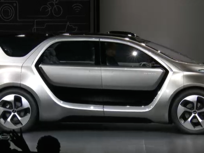 4. Fiat Chrysler unveiled a concept car geared for high-tech millennials at CES this year. The car isn