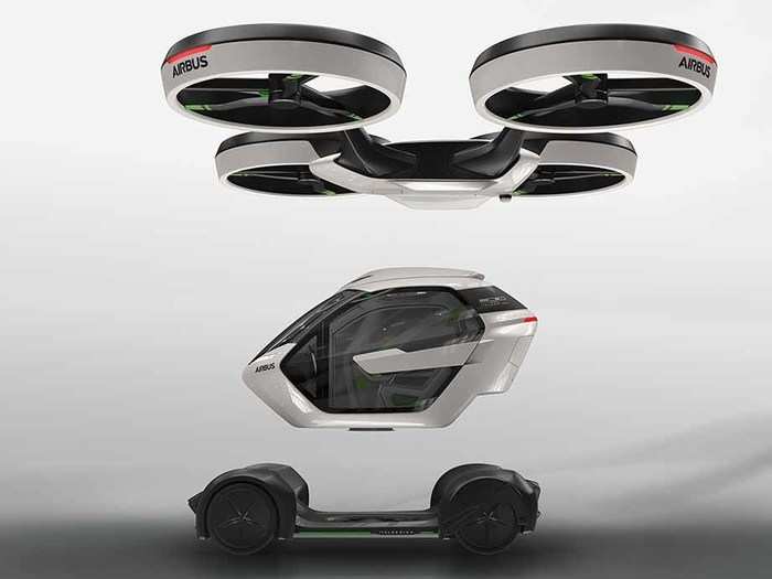 The Pop.Up can easily unhook from its chassis for a drone can pick it up with ease. The autonomous drone is powered by eight rotors.