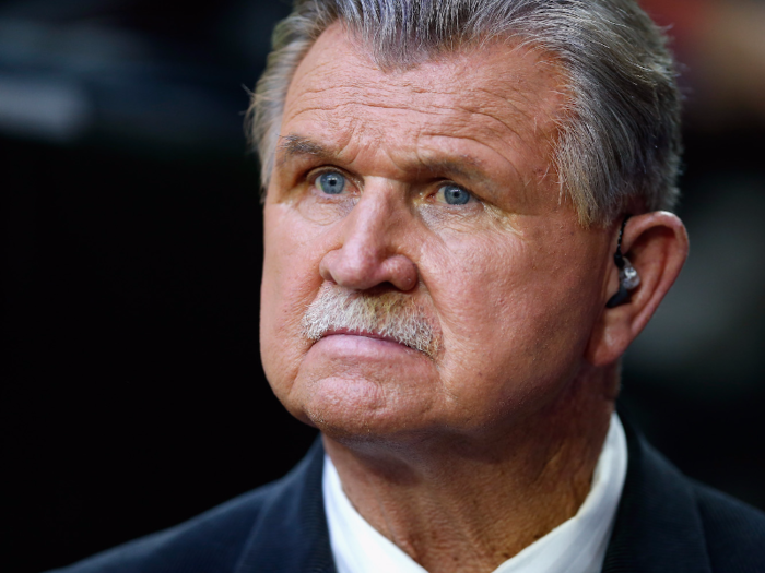 Former football coach and Hall-of-Fame NFL tight end Mike Ditka