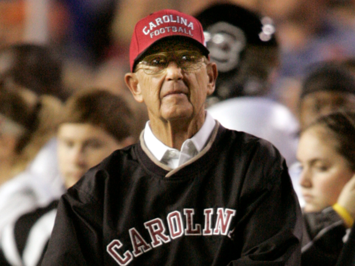 Former college football coach Lou Holtz