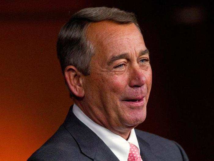 Former House Speaker John Boehner