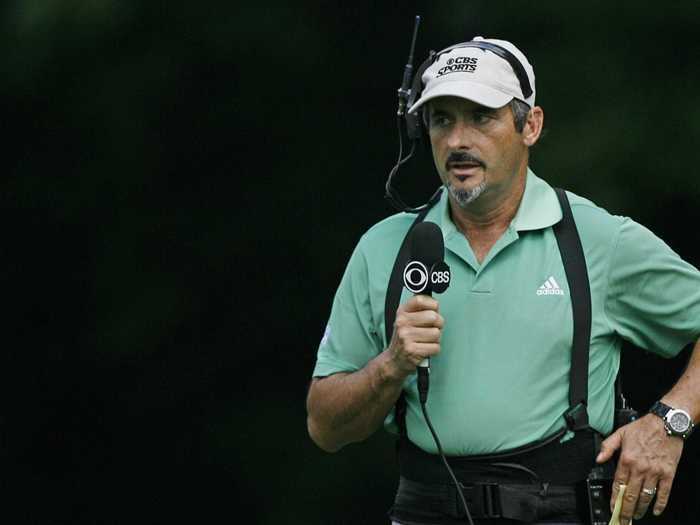 Golf commentator David Feherty