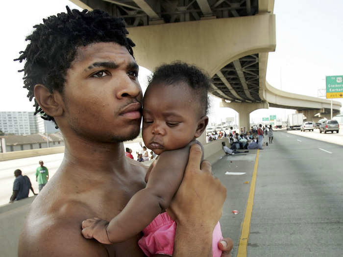 Responsible for at least 1,833 deaths (mostly in Louisiana), Katrina was the deadliest hurricane to hit the US since 1928. Days went by before some bodies were found. The elderly and disabled were the most impacted.