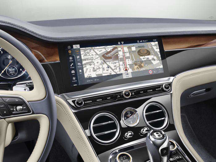 As impressive as the massive touchscreen display may be, the Bentley