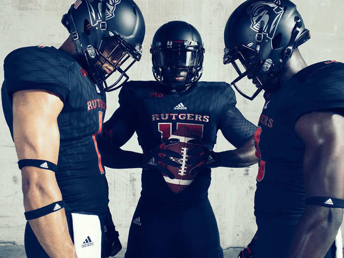 Rutgers will wear a black uniform against Maryland.