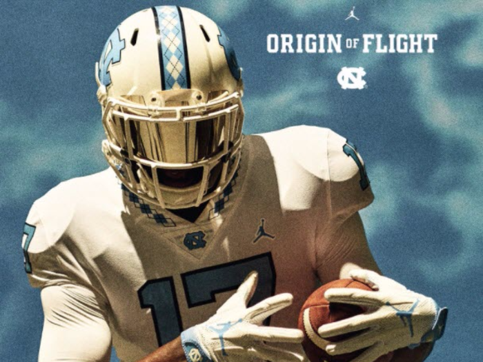 North Carolina is joining Michigan by adding the Jordan Brand "Jumpman" logo to their uniforms.