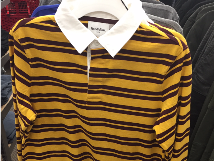 Some pieces, like this rugby shirt, reminded me of something a cartoon character might wear, but that