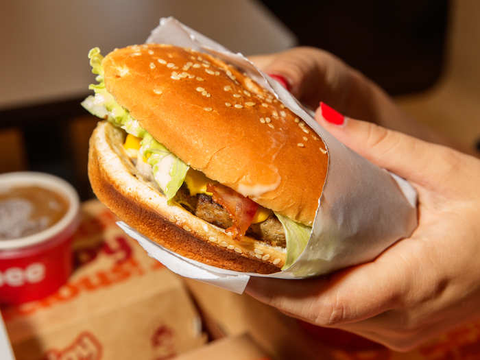 We deeply prefer the patty in a form more familiar to American fast-food fans. Jollibee