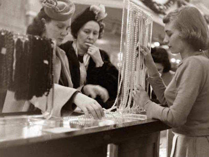 They were phenomenally successful. Shoppers flocked to department stores, hundreds of which launched across the US in the midst of postwar financial optimism.