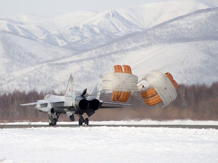 The Foxhound needs about 2,600 feet to land.