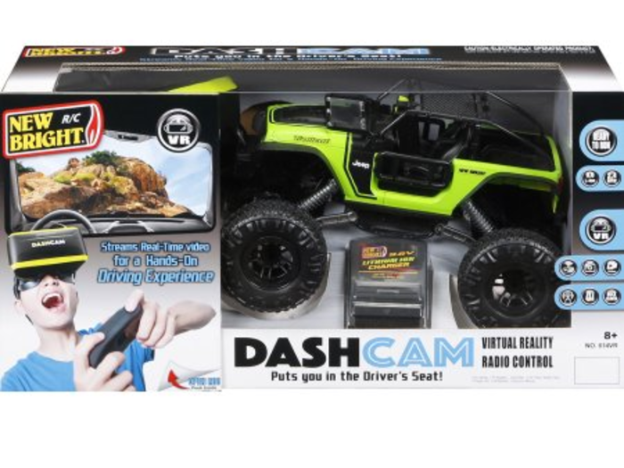 New Bright 1:14 RC Dash Cam Rock Crawler