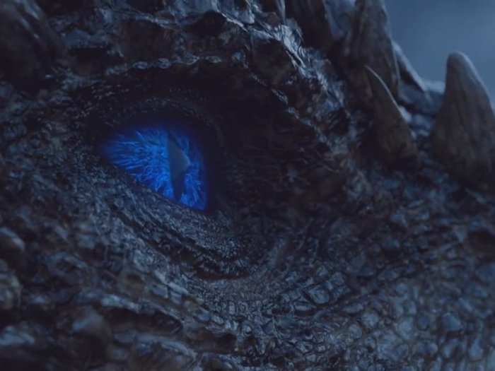 The Night King kills Viserion, then brings him back to "life."