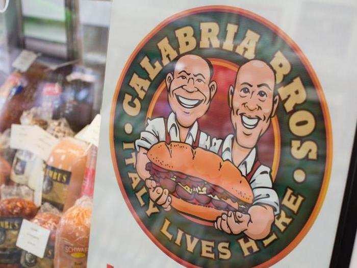 Calabria Bros. (of which there are no brothers — Tufo just liked the name) specializes in meats and cheeses imported from Italy and sandwiches made for hearty appetites.