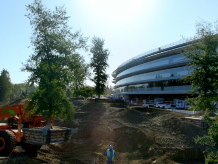 Employees started moving into Apple Park in April.