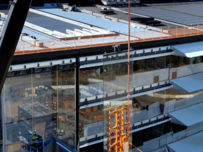 Apple park contains about 4,300 concrete slabs, according to Popular Science.