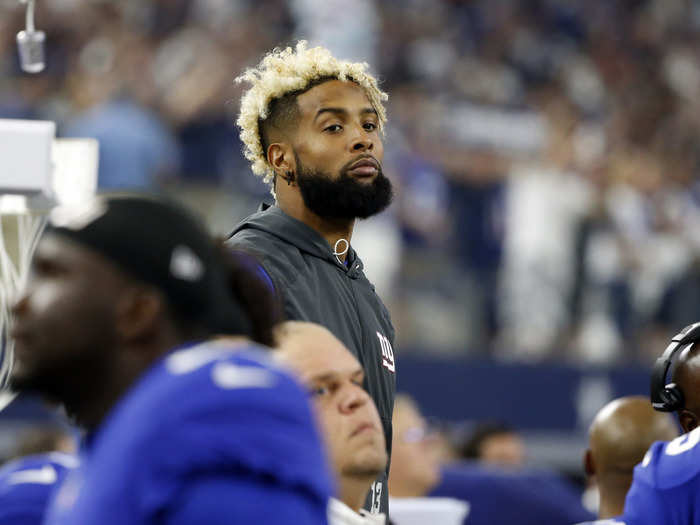 On the other hand, Odell Beckham Jr. tried to give his injured ankle a go in warmups, but ultimately did not play.