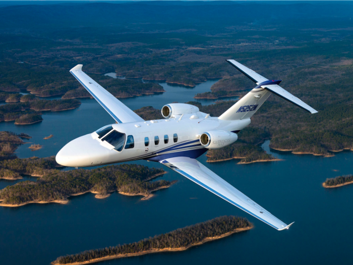 ... The Cessna Citation M2 (seen here) and the Embraer Phenom 100.