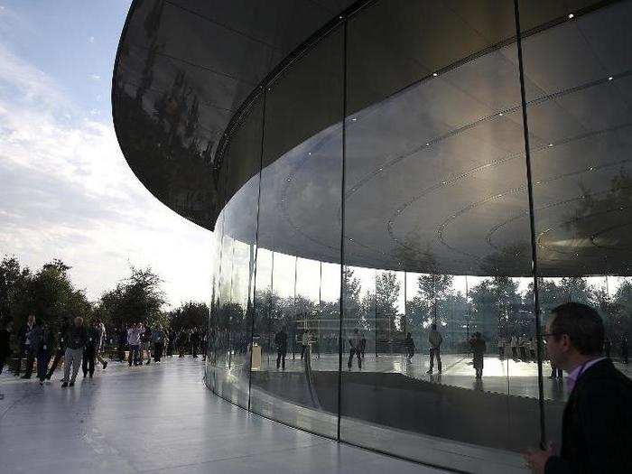 Apple took the wraps off the new theater on September 12 for its grand unveiling of the iPhone 8 and iPhone X.