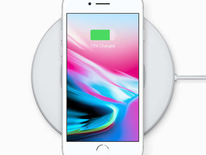 The biggest functional difference with the iPhone 8 and iPhone 8 Plus is the ability to wirelessly charge the phone. Any charging pad that uses the Qi standard will work with the new iPhone.