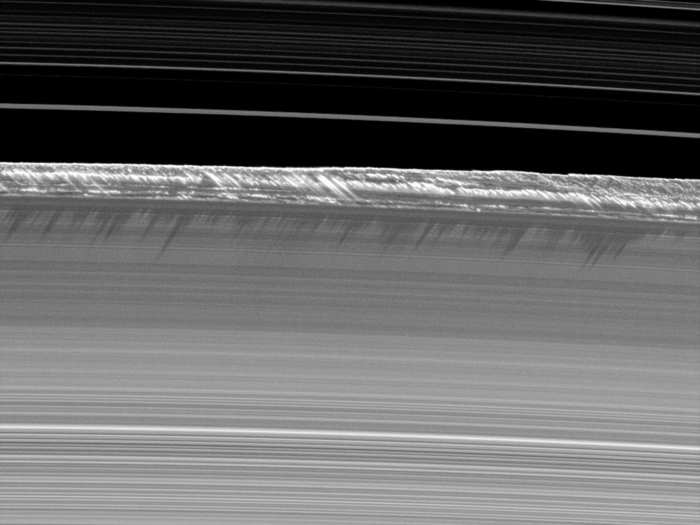 Though gossamer-thin, Cassini showed that Saturn