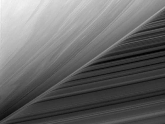 This weird view shows how Saturn