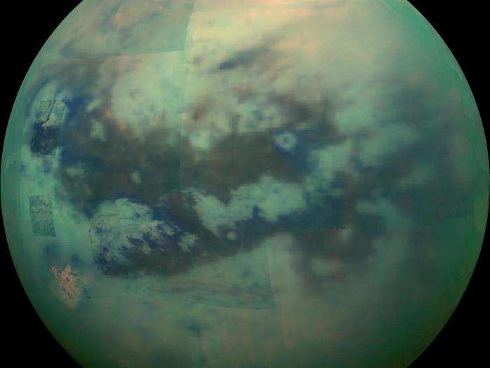 Near-infrared photos cut through Titan