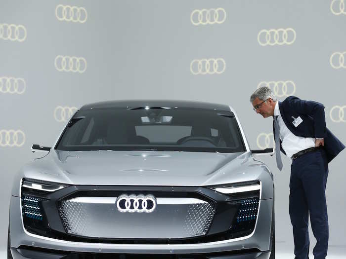 Audi also unveiled an electric SUV concept called the Elaine that could drive 311 miles on a single charge.