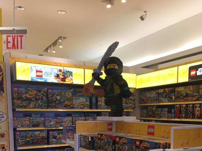 Lego also had special section.
