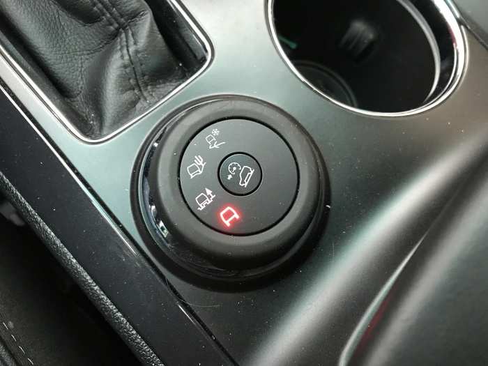 A drive-mode selector allows for adjustments based on conditions and road quality.