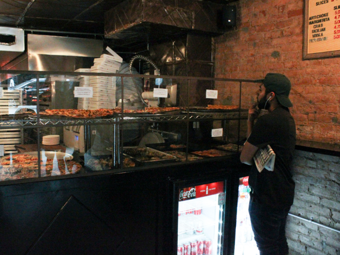 Lines stretch from the counter to the door for the artichoke slice as well as other delectable pies. Artichoke Basille Pizza has been featured by numerous media.