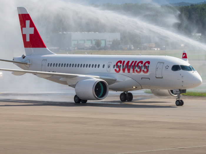 The CS100 entered service in the summer of 2016 with SWISS.