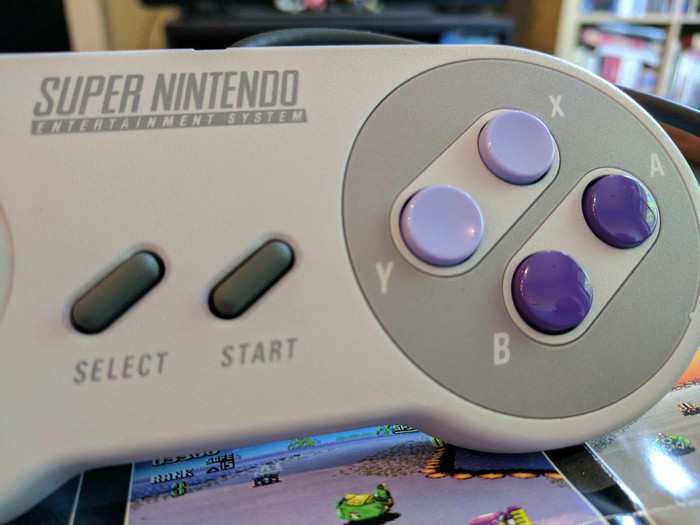 There is one big difference with the Super NES Classic Edition game pad from the original, and it