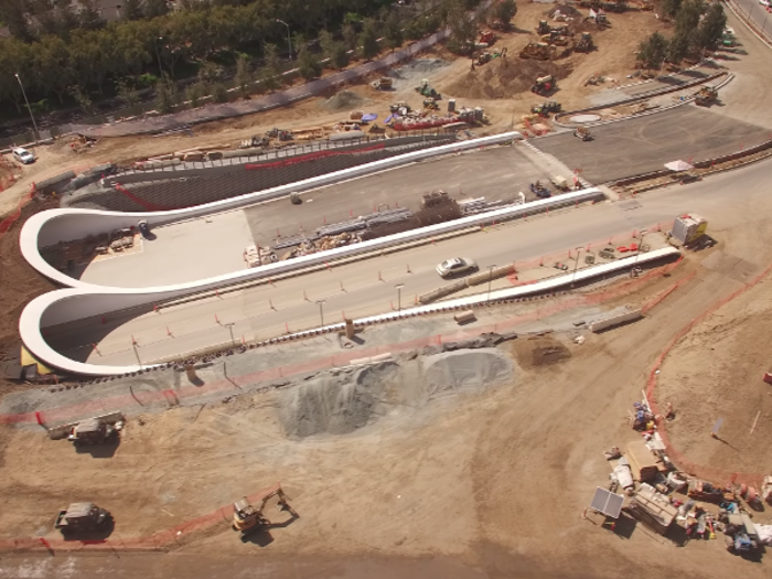 The campus includes a system of underground tunnels.