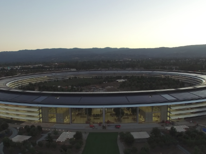 Apple says it designed its new headquarters to look like one of its products.