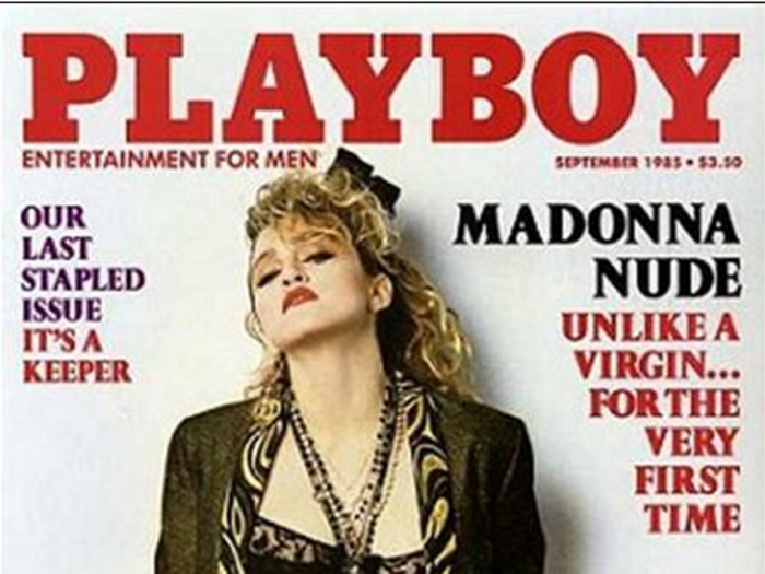 [11 covers] 1985: Madonna has appeared on Playboy covers in ten countries, including multiple times in Spain. Her American cover shot in 1985 coincided with her marriage to Sean Penn and her appearance in "Desperately Seeking Susan."