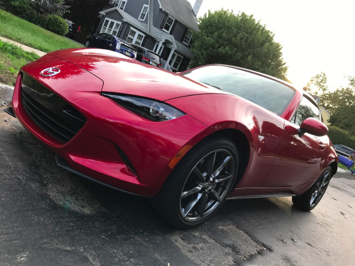 Like the regular soft-top Miata, the RF has a sleeker design that harks back to the original Roadster from the early 1990s. I owned one of those, and the new MX-5 is my favorite Miata since those glory days.