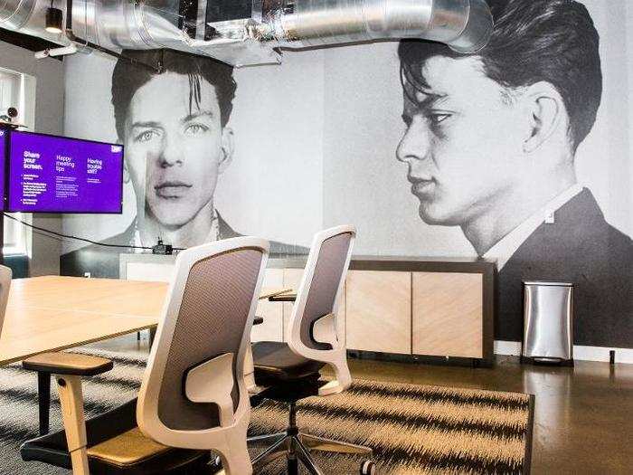 Other areas are themed after the office