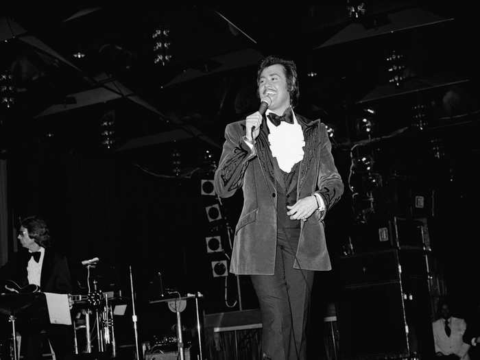 Wayne Newton, who still performs in Las Vegas, was there in a crushed velvet suit in the late 1970s.