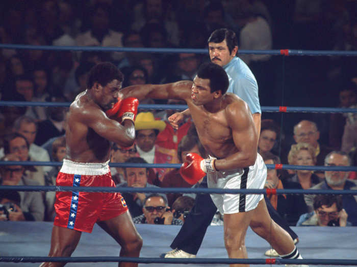 The legendary Muhammad Ali had a match with Ron Lyle at the Las Vegas Convention Center in 1975.
